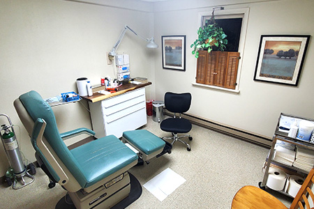 A second exam room at the Lansdale office