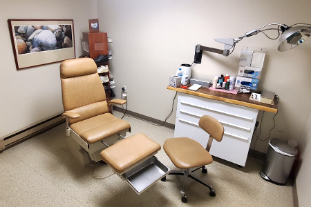 A third exam room at the Lansdale office