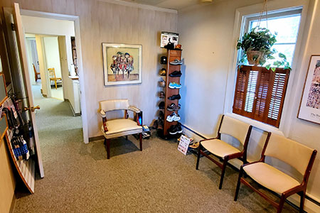 Waiting room at the Lansdale office